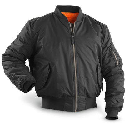 Herren Winter-Bomberjacke mit Thermofutter – Wasserabweisend im Military-Stil