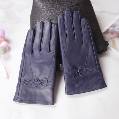 Schmetterlingshandschuhe im koreanischen Stil mit geteilten Fingern für Damen