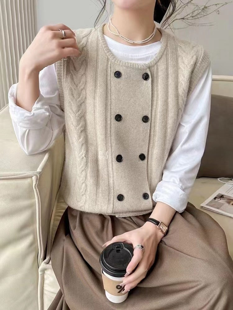 Chinesischen Stil Pullover Weste Strickjacke Frauen