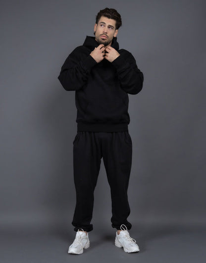 Herren Freizeitanzug – Kapuzenpullover & Jogginghose aus Baumwolle