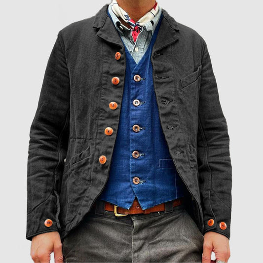 Herren Jeansjacke im Heavy-Wash-Look – Lockerer Schnitt für jede Jahreszeit