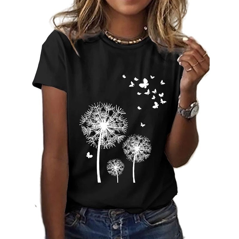 Kurzarm-T-Shirt für Damen