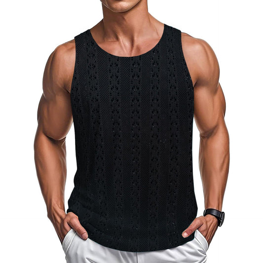 Lässiges Herren-Tanktop mit Rundhalsausschnitt – Ideal für Sommer & Strand