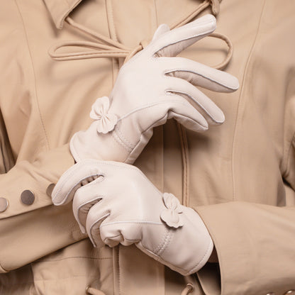Schmetterlingshandschuhe im koreanischen Stil mit geteilten Fingern für Damen