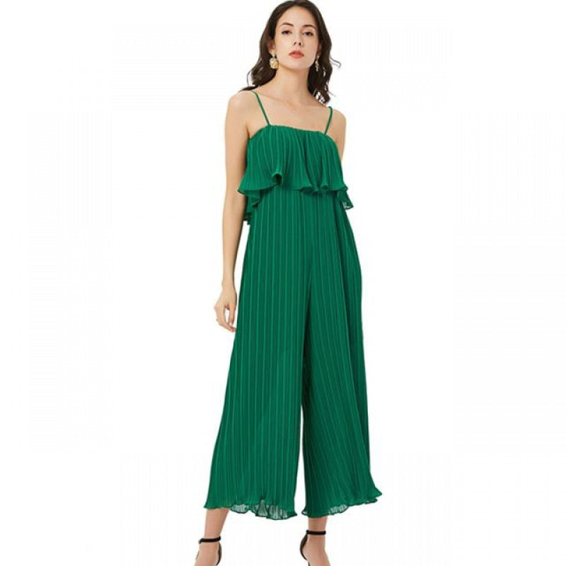 Eleganter sexy Rüschenoverall Damen