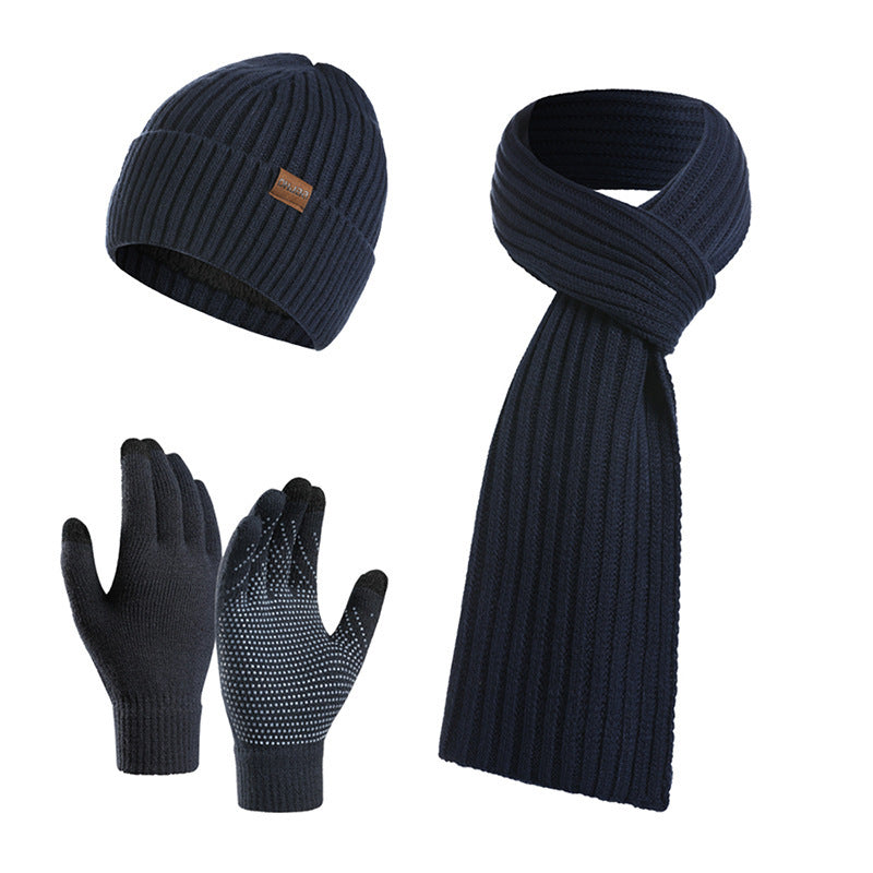 Winter Strick-Set 3-teilig – Mütze, Schal & Handschuhe, Unisex