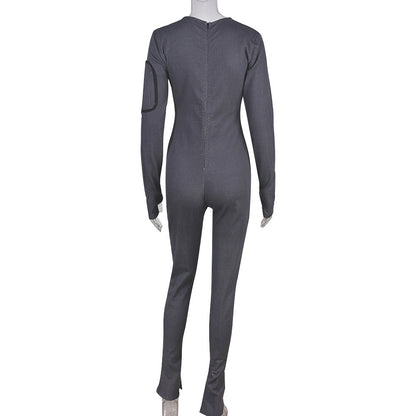 Enger Jeans-Overall für Damen