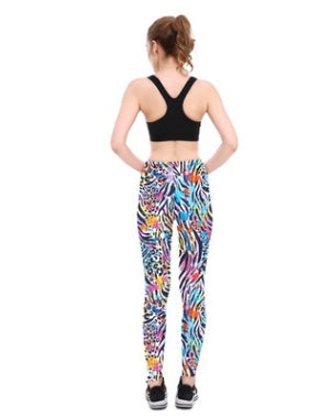 Wilde bunte Leggings