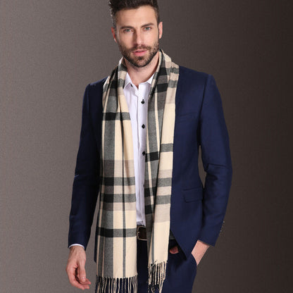 Herren Schal – Kariertes Winteraccessoire aus Polypropylen