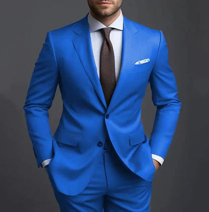 Herrenanzug Zweiteilig – Slim Fit Business Casual Anzug für Alltag & Anlass