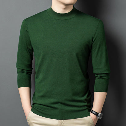 Round Neck Wool T Men's Sweater Skin-friendly