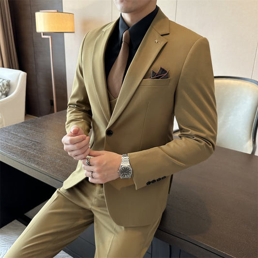 Herren Business-Formaljacke aus Viskosemischung – Slim Fit