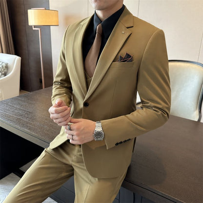 Herren Business-Formaljacke aus Viskosemischung – Slim Fit