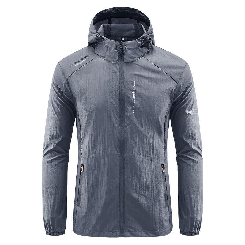 Herren Sommerjacke mit Kapuze – Leichte Outdoor-Sonnenjacke