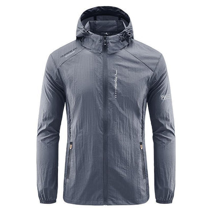 Herren Sommerjacke mit Kapuze – Leichte Outdoor-Sonnenjacke