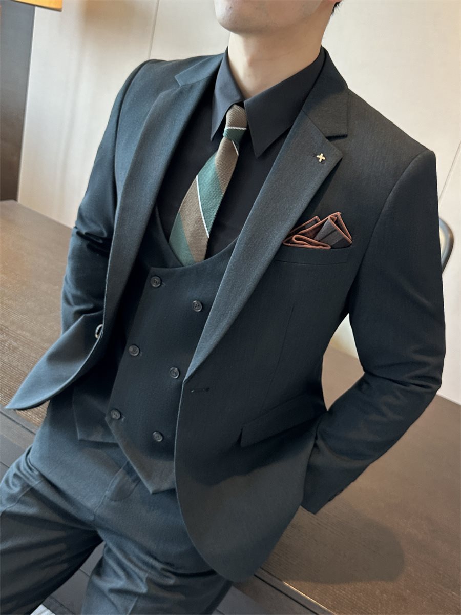 Herren Business-Formaljacke aus Viskosemischung – Slim Fit