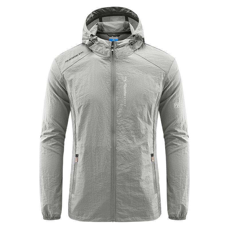 Herren Sommerjacke mit Kapuze – Leichte Outdoor-Sonnenjacke
