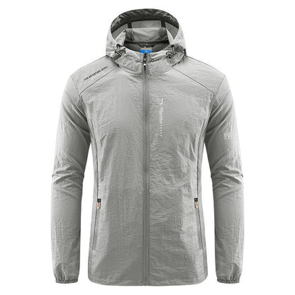 Herren Sommerjacke mit Kapuze – Leichte Outdoor-Sonnenjacke