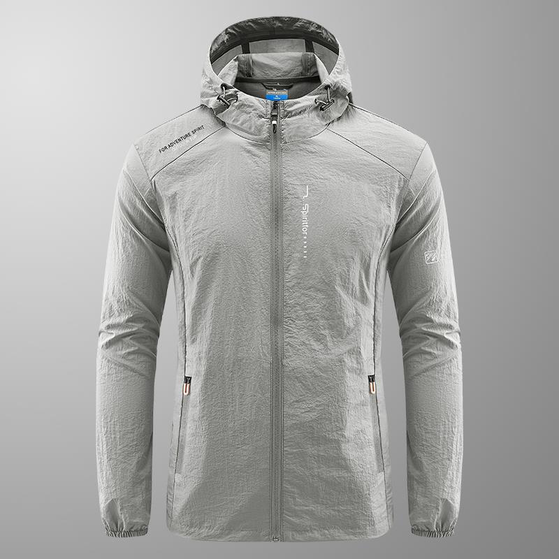 Herren Sommerjacke mit Kapuze – Leichte Outdoor-Sonnenjacke