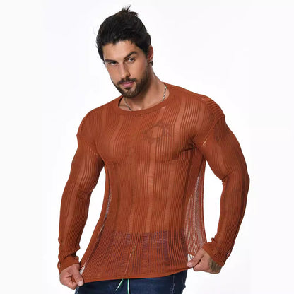 Lässiger Herrenpullover mit Langarm – Bequemer Schnitt für den Alltag