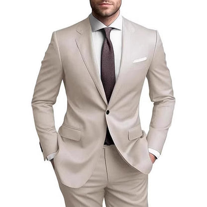 Herren Anzug Zweiteiler – Leichter Casual Look für Alltag & Business