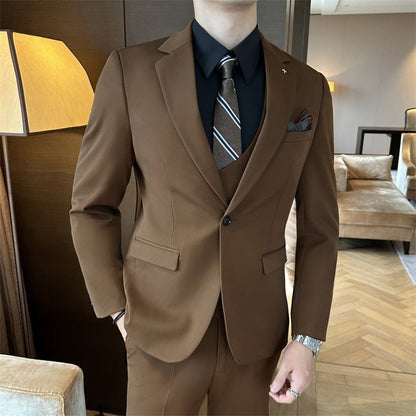 Herren Business-Formaljacke aus Viskosemischung – Slim Fit