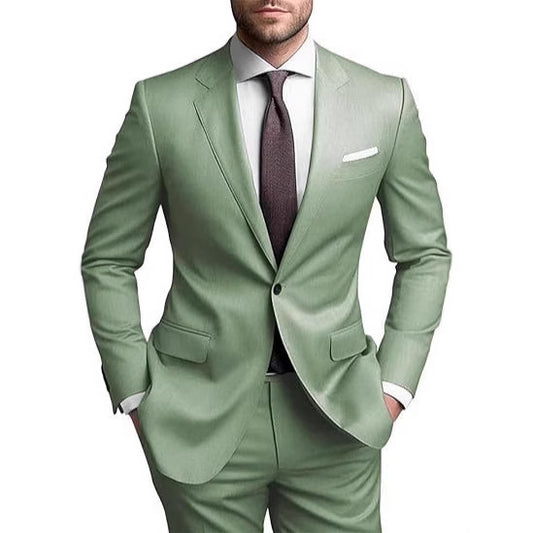 Herren Anzug Zweiteiler – Leichter Casual Look für Alltag & Business