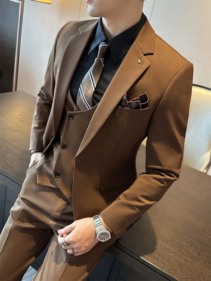 Herren Business-Formaljacke aus Viskosemischung – Slim Fit