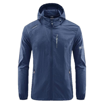 Herren Sommerjacke mit Kapuze – Leichte Outdoor-Sonnenjacke