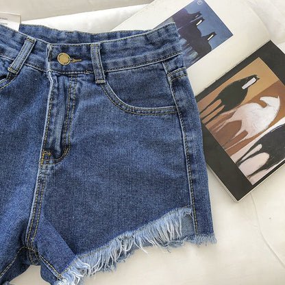 Neue Lose All-Matching Denim Shorts Damen