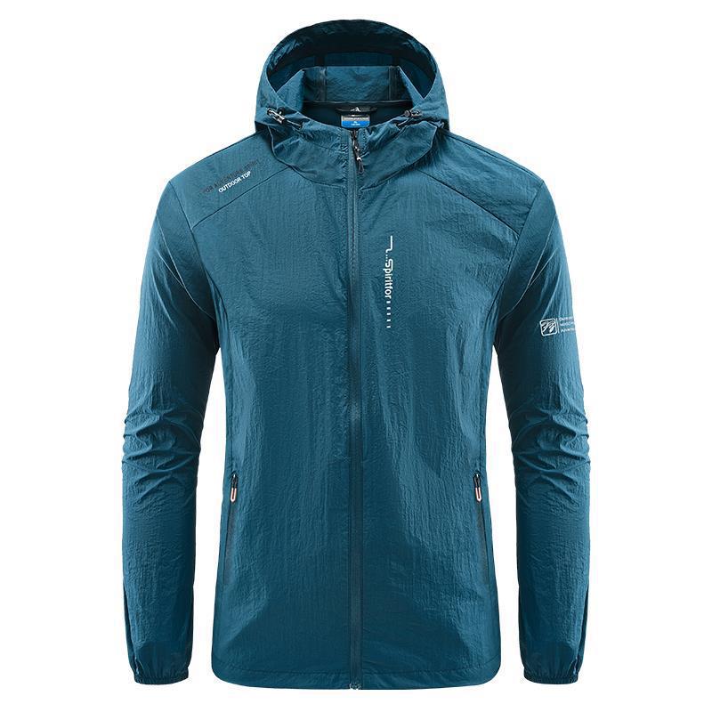 Herren Sommerjacke mit Kapuze – Leichte Outdoor-Sonnenjacke