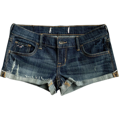 Stretch-enge Sommer-Jeansshorts für Damen