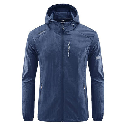 Herren Sommerjacke mit Kapuze – Leichte Outdoor-Sonnenjacke