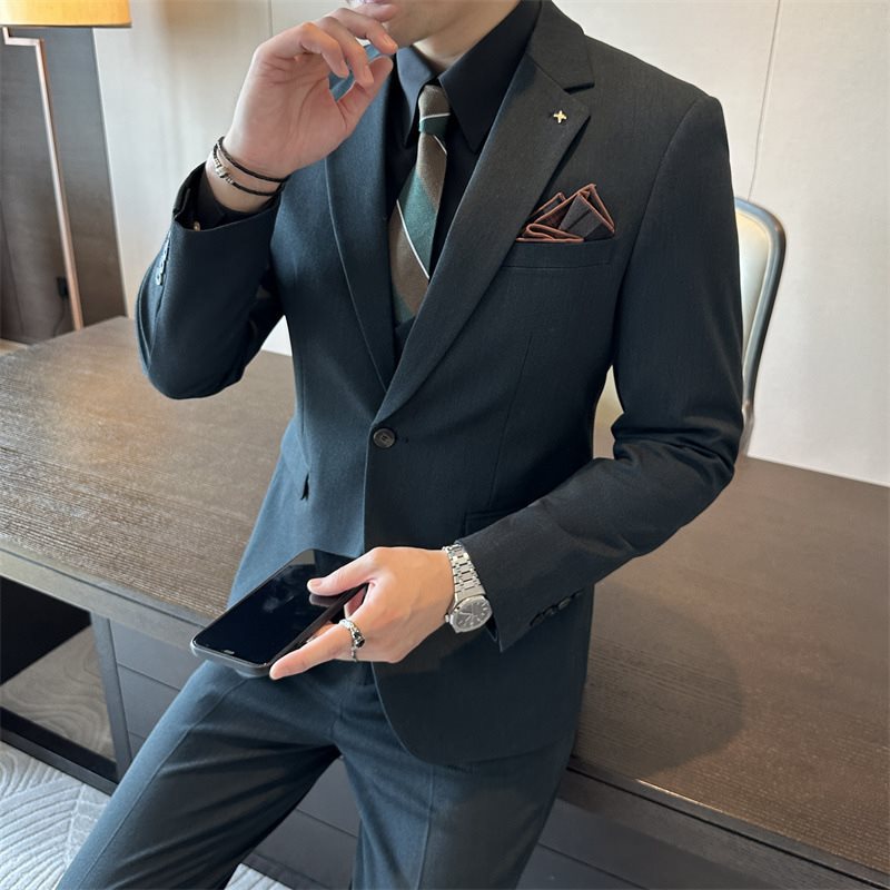 Herren Business-Formaljacke aus Viskosemischung – Slim Fit