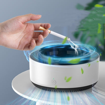 Rauchentfernung Luftreinigung Aschenbecher Anionenreinigung Praktischer automatischer Luftreiniger Aschenbecher Tragbare Gadgets für Autoaschenbecher