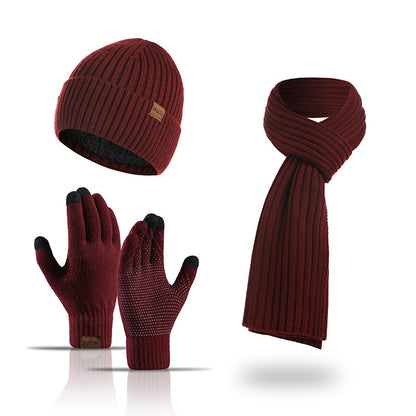 Winter Strick-Set 3-teilig – Mütze, Schal & Handschuhe, Unisex