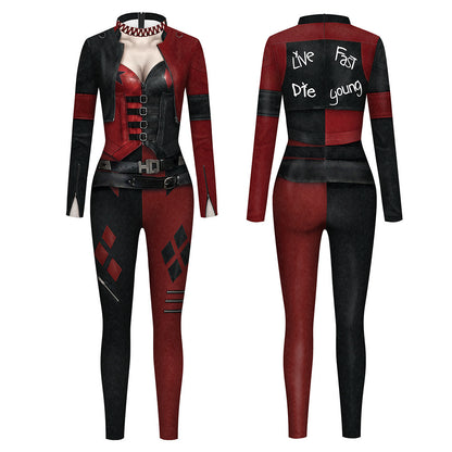 Damen Jumpsuit Bedruckter Slimming Skinny Jumpsuit Damen