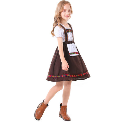 German Bavarian Traditional Folk Festival Beer Festival Costume Girl's Strap Skirt