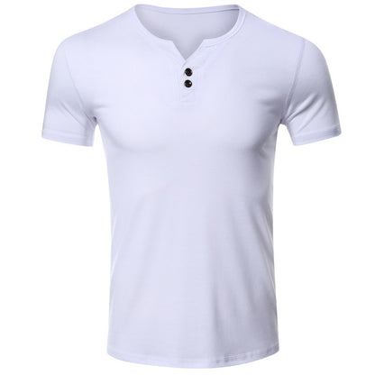 Herren Baumwoll-T-Shirt – Lockerer Schnitt, Kurzarm, Rundhals