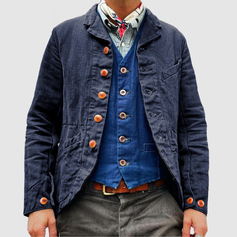 Herren Jeansjacke im Heavy-Wash-Look – Lockerer Schnitt für jede Jahreszeit