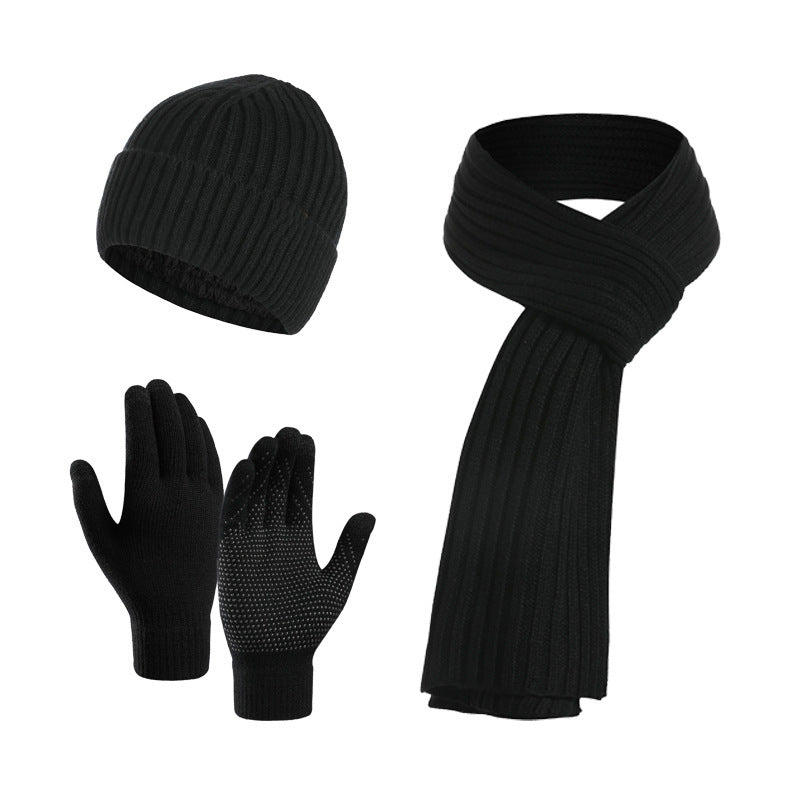 Winter Strick-Set 3-teilig – Mütze, Schal & Handschuhe, Unisex