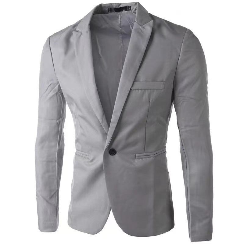 Herren Sakko Einreiher – Casual Style im Koreanischen Look