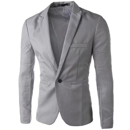 Herren Sakko Einreiher – Casual Style im Koreanischen Look