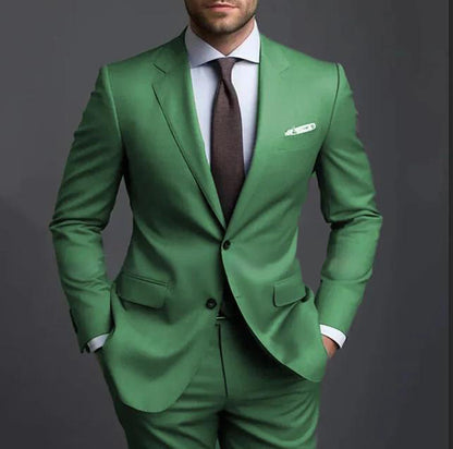 Herrenanzug Zweiteilig – Slim Fit Business Casual Anzug für Alltag & Anlass