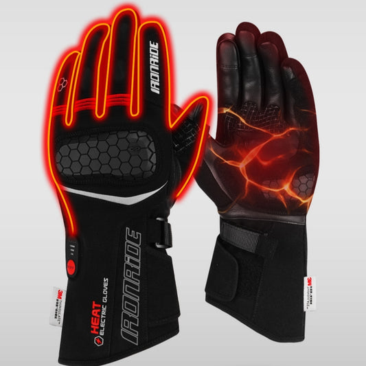 Beheizbare Touchscreen-Fahrradhandschuhe für Winterfahrten