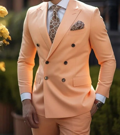 Herrenanzug Zweiteilig – Business-Stil mit schmalem Schnitt