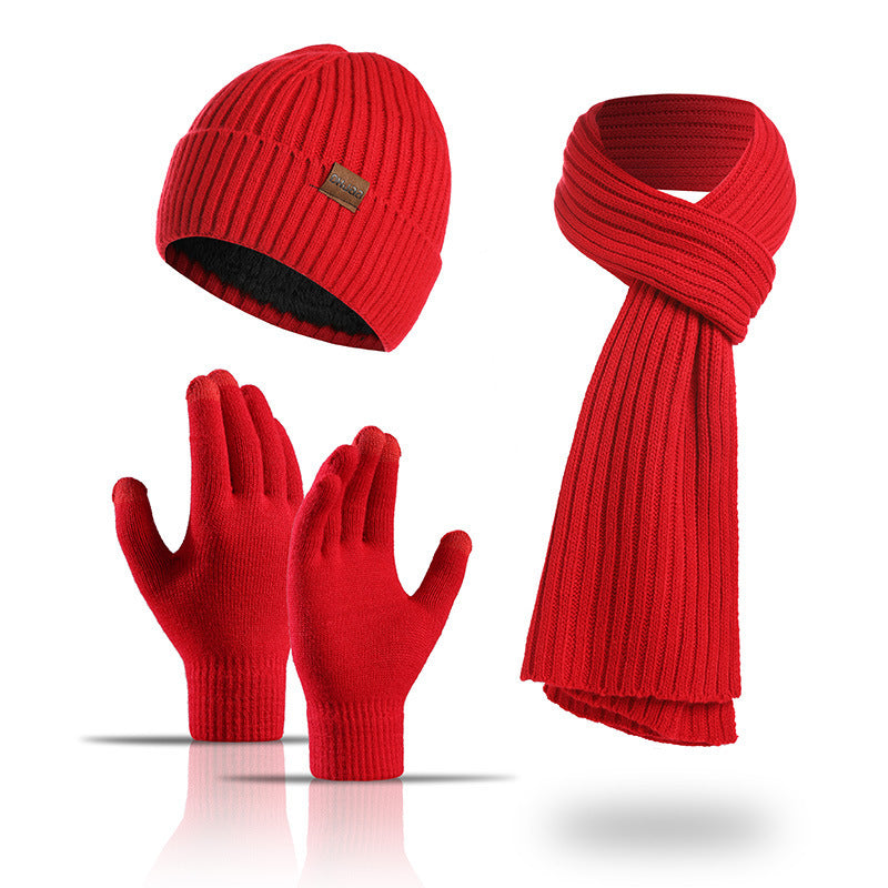 Winter Strick-Set 3-teilig – Mütze, Schal & Handschuhe, Unisex