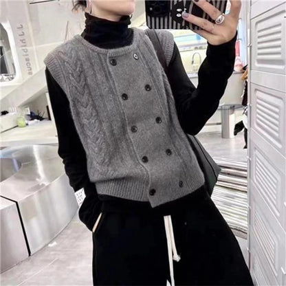 Chinesischen Stil Pullover Weste Strickjacke Frauen
