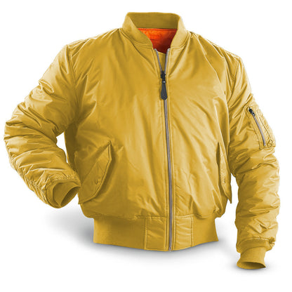 Herren Winter-Bomberjacke mit Thermofutter – Wasserabweisend im Military-Stil