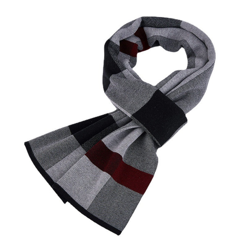 Basolan Wollschal Herren – Warmes Winteraccessoire im Karo-Design